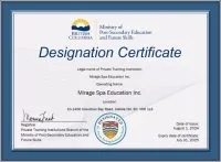 Designation certificate logo